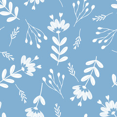 Flower seamless pattern design with beautiful flower and leaves. Flower art. floral and leaf pattern design for fabric, cotton, wallpaper, satin, gift wrap, carpet, background.	