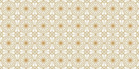 Islamic Geometric Seamless Pattern Background, Arabic Geometric Seamless Pattern Background