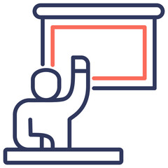 Training Dual Tone Icon