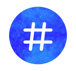 青い星空｜ハッシュタグ	
