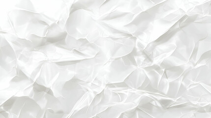 Obraz premium Crumpled white paper texture background