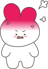 Angry Cute Character