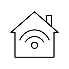 smart home line icon