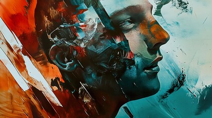 Abstract Face Portrait: A Modern Masterpiece