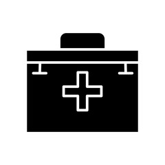 first aid kit glyph icon