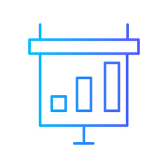 growth gradient icon