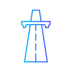 road gradient icon