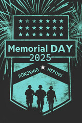 Memorial Day Poster Design for Patriotic Events