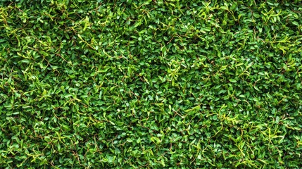 Lush Green Foliage: A Vibrant Texture of Nature's Greenery