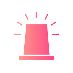 alarm gradient icon