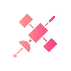 satellite gradient icon