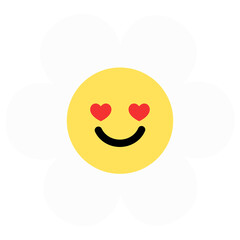 a daisy flower in love