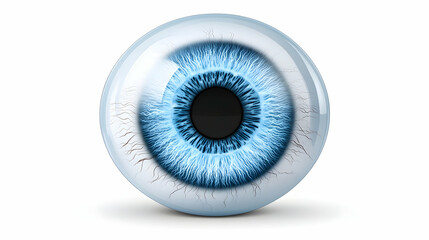 Human eye, detailed illustration