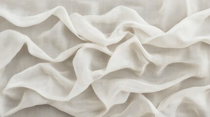 Fototapeta premium Soft White Fabric Texture for Background or Overlay