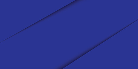 Modern abstract blue background with diagonal line. Simple graphic design element. Futuristic concept. Horizontal banner template with space for your text. Vector