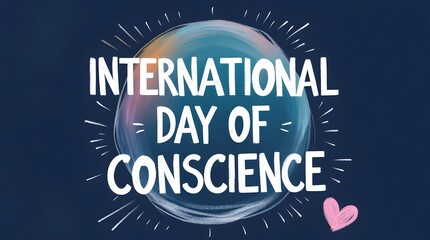 'International Day of Conscience.' The background