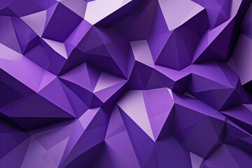 Fototapeta premium Vibrant Abstract Purple Polygon Wallpaper Design for Modern Aesthetics