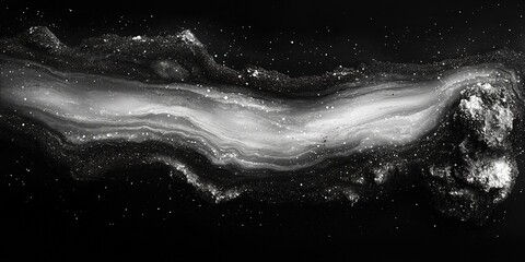 water splash in black