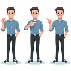 Cartoon Character Gestures: Pointing and Presenting