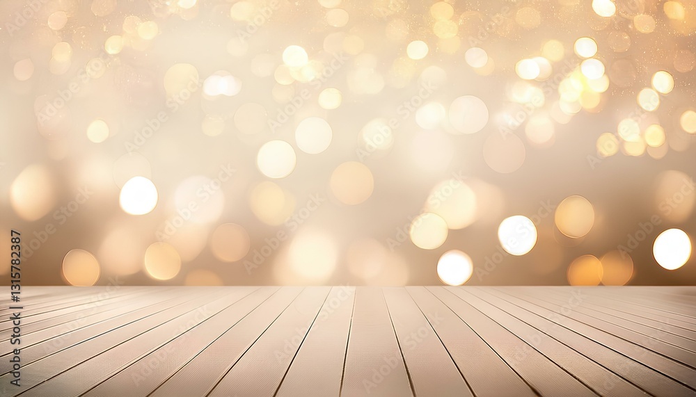 Aufkleber golden christmas lights background. abstract christmas background. abstract background with bokeh li