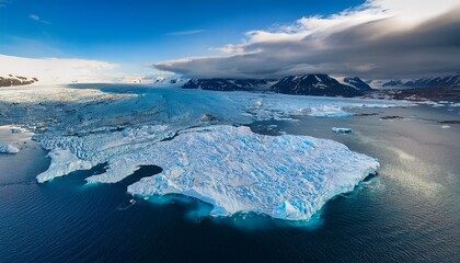 Rising temperatures accelerate ice dissolution in the Arctic.  