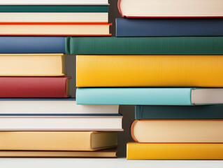 Discover a Colorful Collection of Books: An Eye-Catching Display of Stories That Sparks Curiosity and Enlivens Any Space for Readers and Book Enthusiasts.