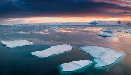 Polar landscapes are transformed by warming temperatures.  