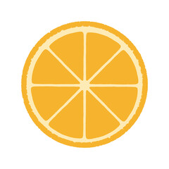 Orange Illustration Single Icon