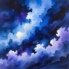 blue sky with clouds