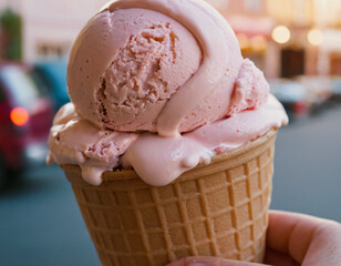 strawberry ice cream