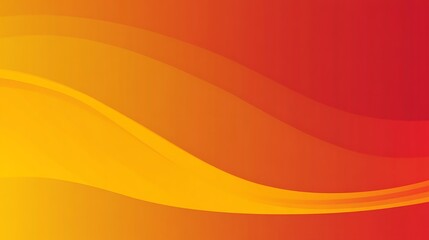 Orange red wave abstract background