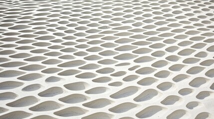 Abstract White Textured Surface: A Study in Repetition and Form
