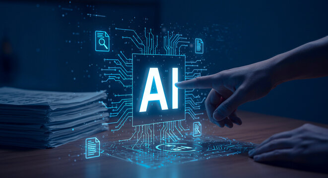 Human Utilizing AI for Data Management, Security, and Future Innovation