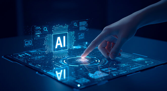 Human Utilizing AI for Data Management, Security, and Future Innovation