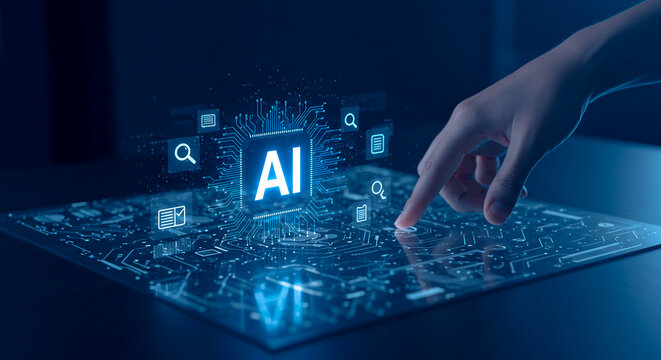 Human Utilizing AI for Data Management, Security, and Future Innovation