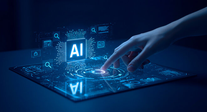 Human Utilizing AI for Data Management, Security, and Future Innovation