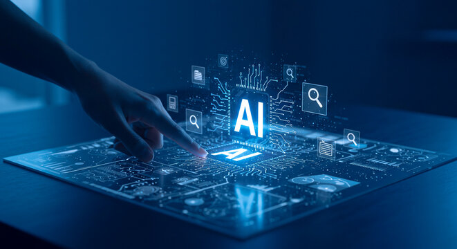 Human Utilizing AI for Data Management, Security, and Future Innovation
