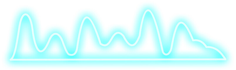 Neon Sound Bar Equalizer Icon 
