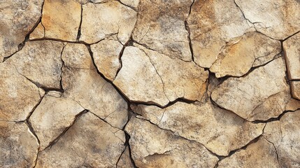 Obraz premium Old Stone Wall Texture with Rough Surface and Natural Gray Stones