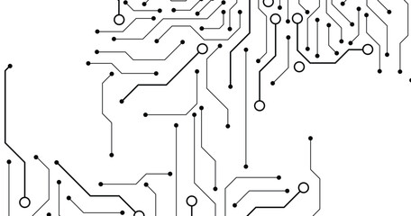 Vector circuit board illustration. Abstract technology. Circuit board vector illustration. Structure futuristic backdrop.
