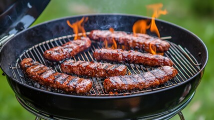 Delicious Grilled Meats on a Barbecue