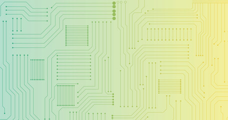 seamless circuit pattern or circuit board background vector illustration.
