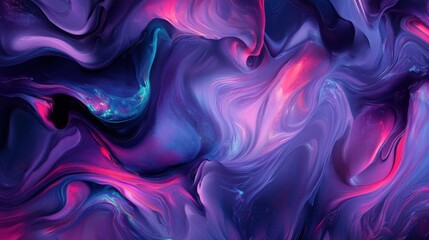 Obraz premium Colorful Abstract Background with Smoke and Vibrant Waves