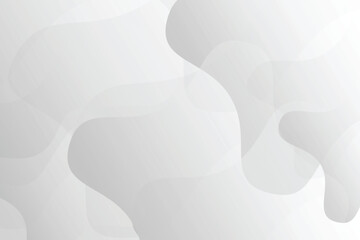 Vector Abstract white gray luxury technology communication concept background graphic design banner fluid flow Banner Pattern elegant Geometric Textured intricate 3D wall Light wave website EPS10