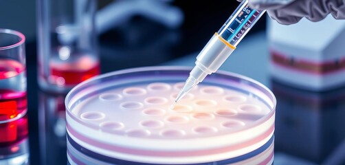 Loading DNA samples into wells of an agarose gel using a micropipette, technique, sample loading