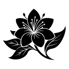 Obraz premium Flower vector art illustration