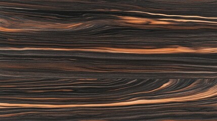 Abstract texture of dark wood with orange streaks, suitable for backgrounds or design projects