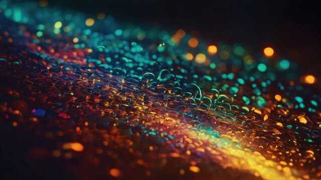 Textura de burbujas de colores con colores tornasol.