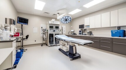Modern Operating Room: Sterile, Clean, and Ready for Surgery