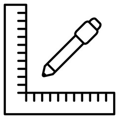 Measurement  Icon Element For Design